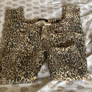 Leopard Print Denim